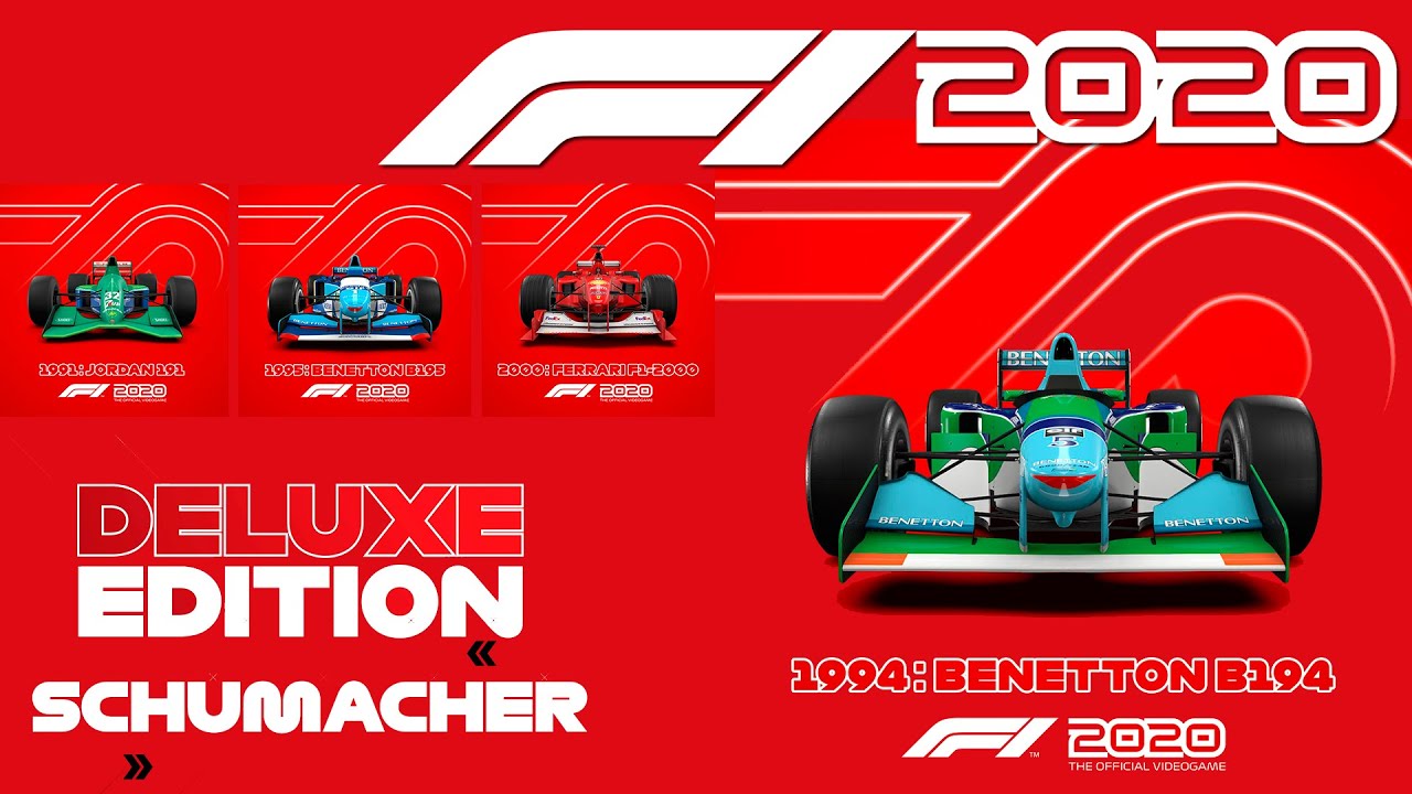 Jogos: F1 2020 anuncia os carros da Deluxe Schumacher Edition