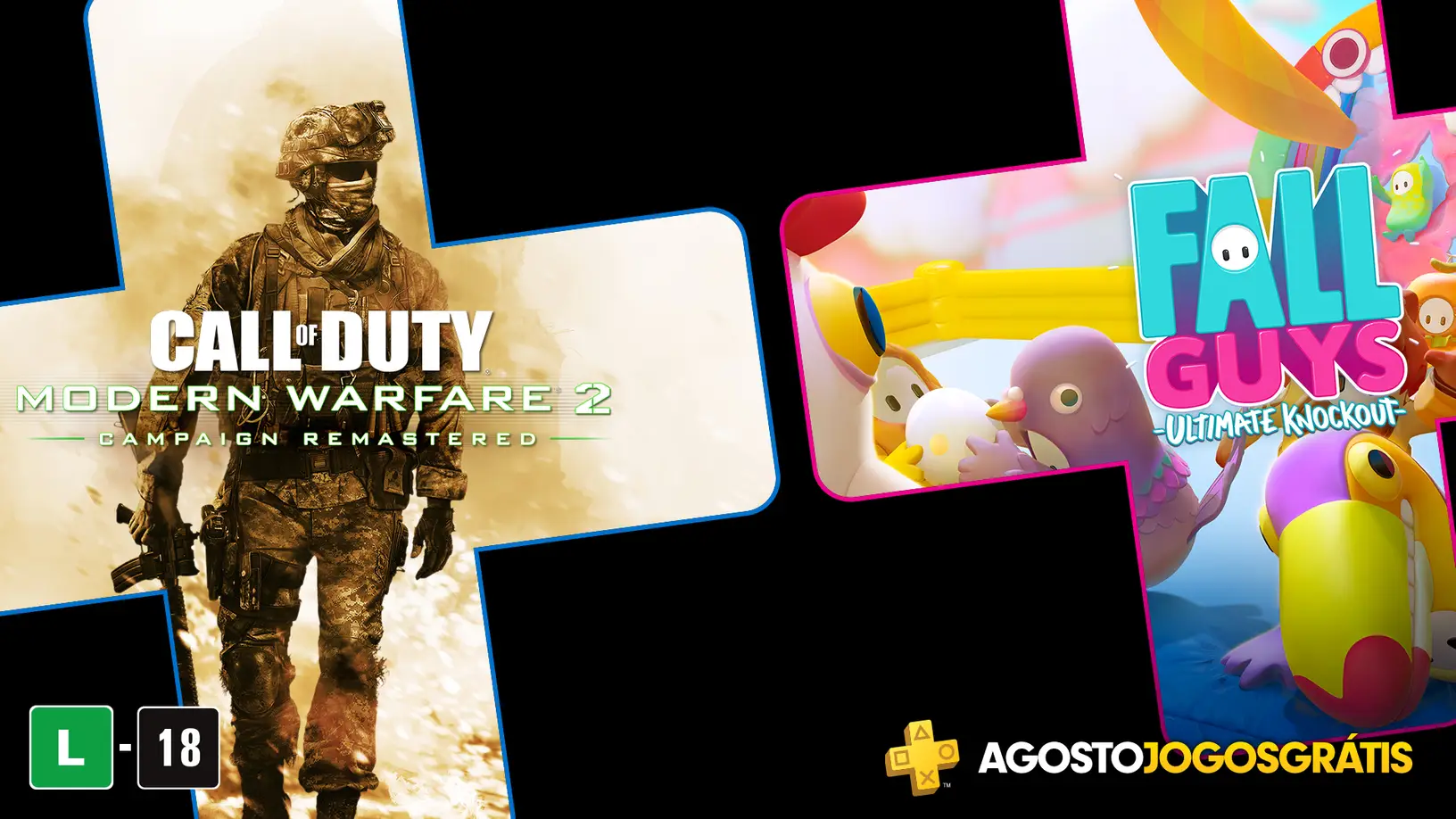 Jogos: PS Plus de agosto terá Fall Guys e Call of Duty