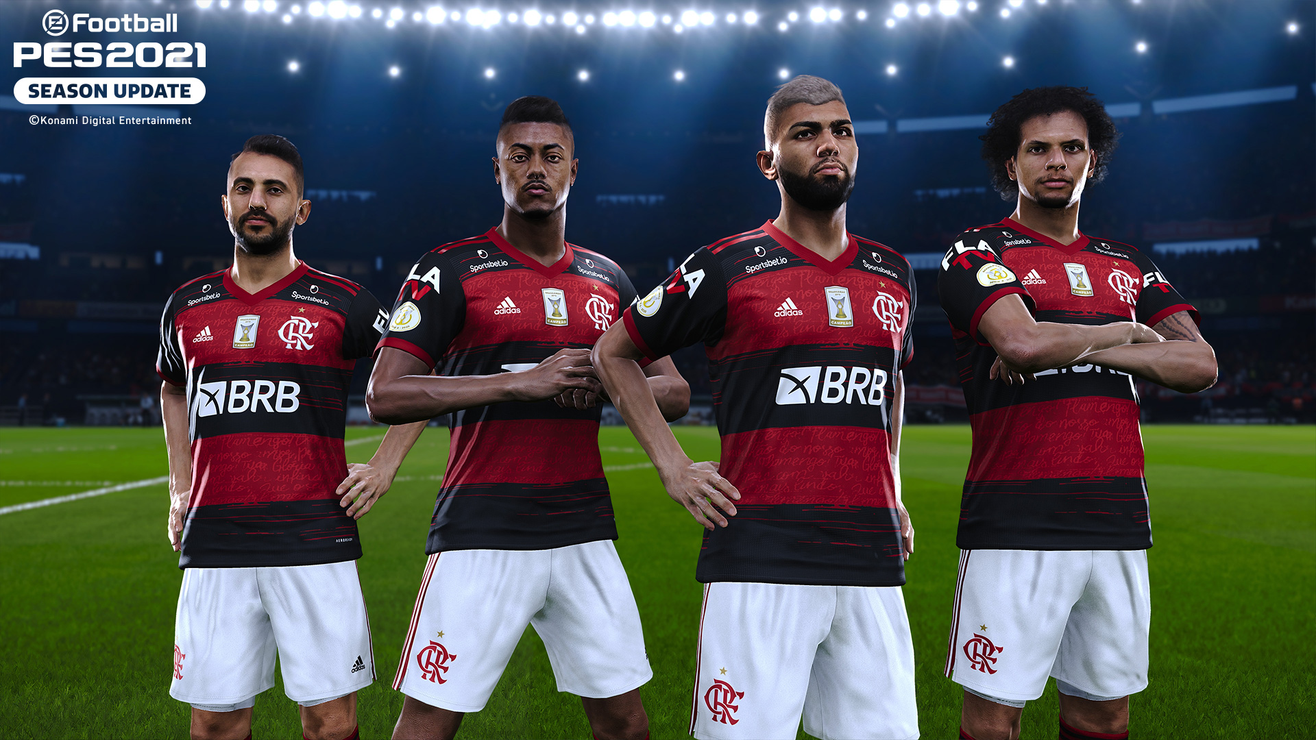 Jogos: eFootball PES 2021 revela parceria com o Flamengo