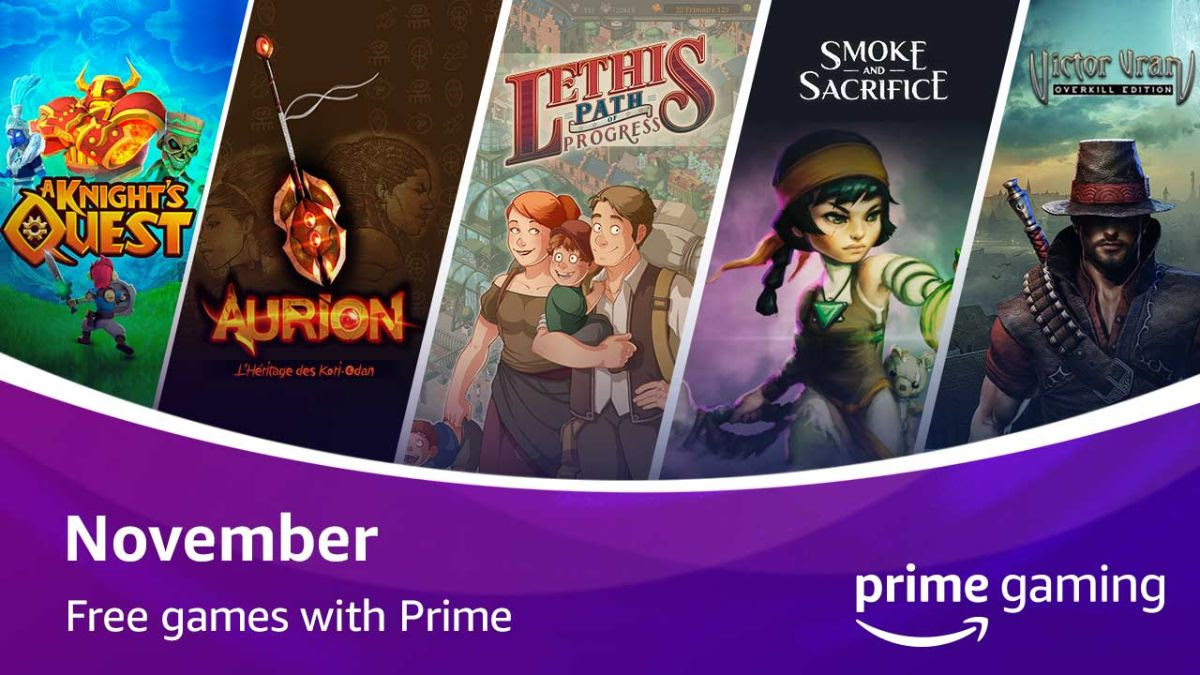 Jogos: Prime Gaming revela jogos gratuitos de novembro