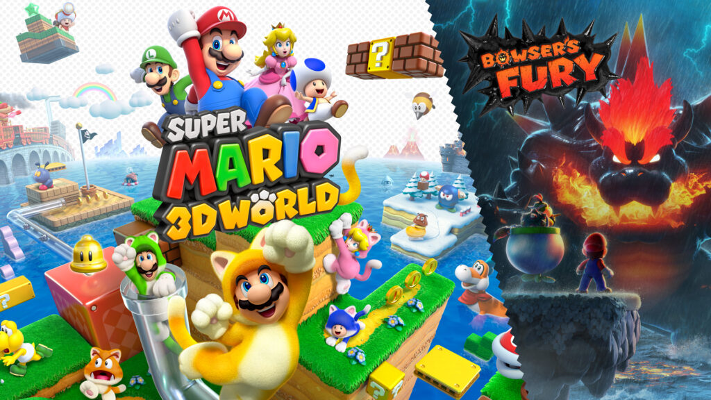 Super Mario 3D World + Bowser's Fury é o relançamento mais recente de um jogo de Wii U e traz conteúdo adicional inédito (Bowser's Fury). (Imagem: Divulgação/Nintendo)