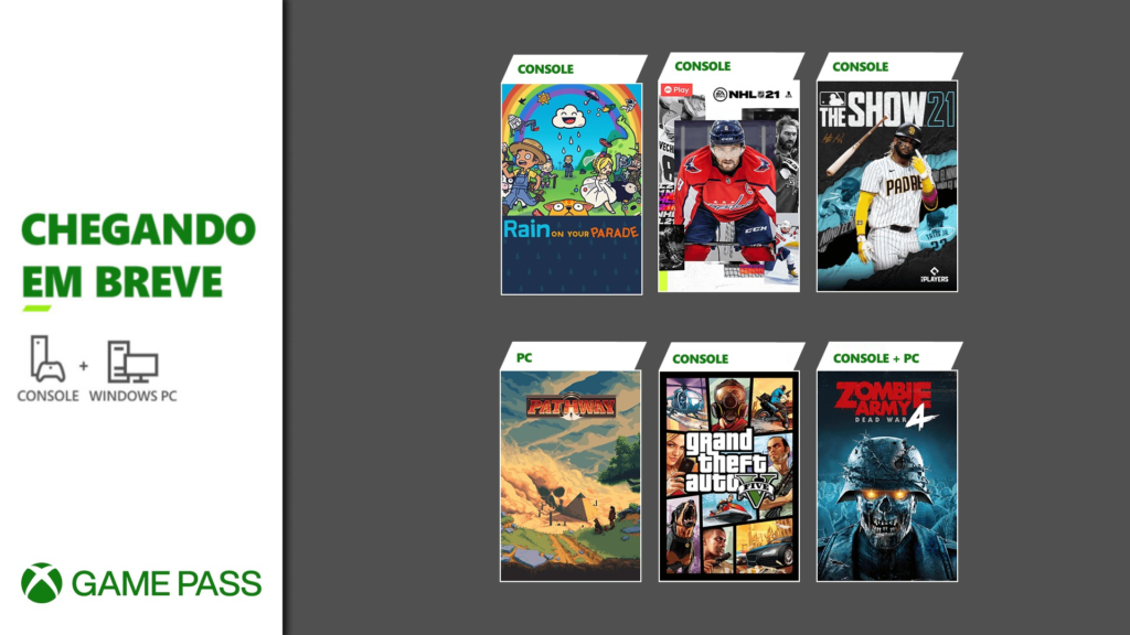 Entre os seis jogos de abril para Xbox Game Pass, jogar Grand Theft Auto V é essencial. (Imagem: Divulgação/Xbox Wire em Português)